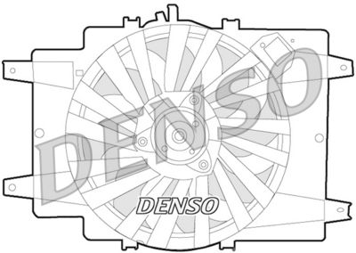 Ventilators, Motora dzesēšanas sistēma DENSO DER01008