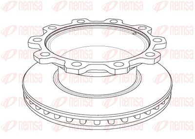 Bremžu diski REMSA NCA1081.20
