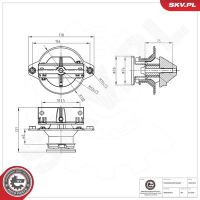 Piekare, Automātiskā pārnesumkārba ESEN SKV 75SKV815
