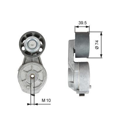 Siksnas spriegotājs, Ķīļsiksna GATES T38577