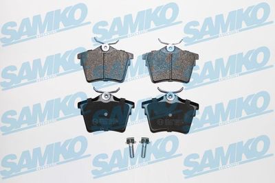 Комплект тормозных колодок, дисковый тормоз SAMKO 5SP1195