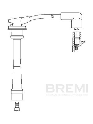 Augstsprieguma vads BREMI 6A76/23