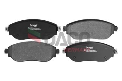 Комплект тормозных колодок, дисковый тормоз DACO 323011