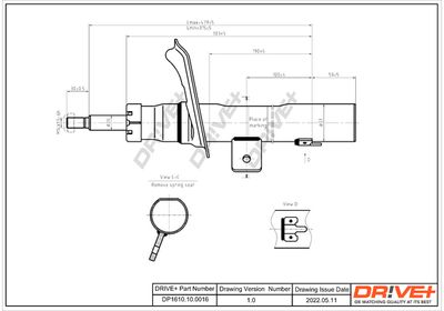 Амортизатор Dr!ve+ DP1610.10.0016
