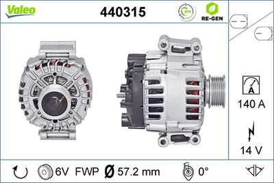 Ģenerators VALEO 440315