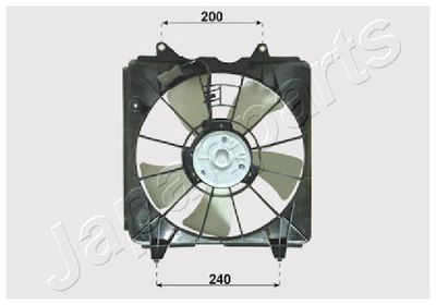 Ventilators, Motora dzesēšanas sistēma JAPANPARTS VNT192001