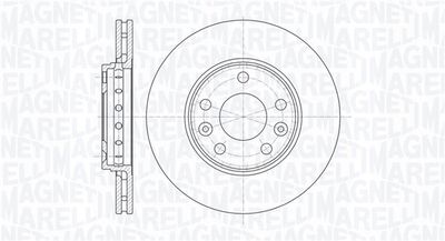 Тормозной диск MAGNETI MARELLI 361302040110