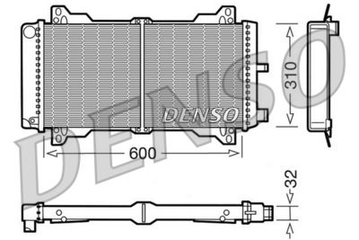 Radiators, Motora dzesēšanas sistēma DENSO DRM10014