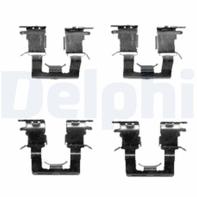 Piederumu komplekts, Disku bremžu uzlikas DELPHI LX0388