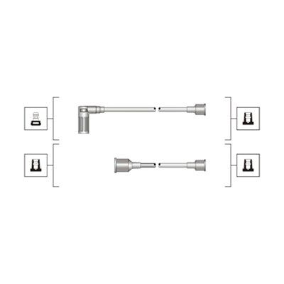 Augstsprieguma vadu komplekts MAGNETI MARELLI 941319170094
