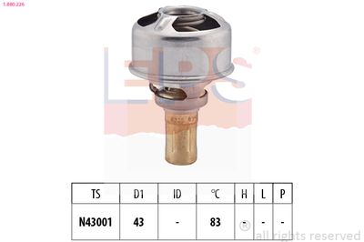 Термостат, охлаждающая жидкость EPS 1.880.226