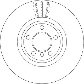 Тормозной диск TRW DF6615S