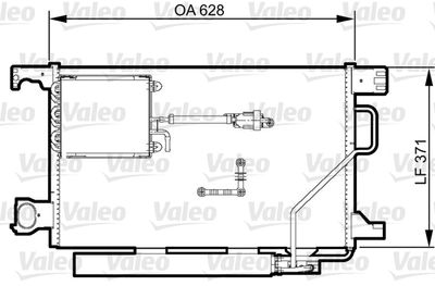Конденсатор, кондиционер VALEO 814368