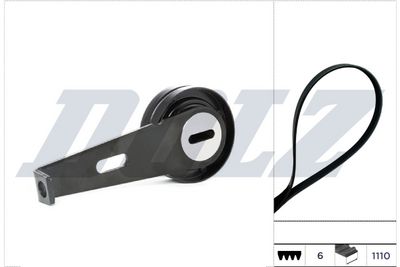 Поликлиновой ременный комплект DOLZ SKD310A