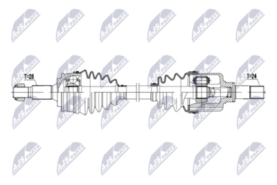półoś napędowa NTY NPW-PE-131