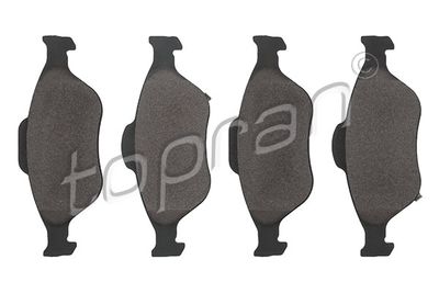 Комплект тормозных колодок, дисковый тормоз TOPRAN 624 520