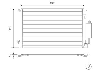 Конденсатор, кондиционер VALEO 817648