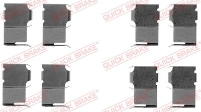 Piederumu komplekts, Disku bremžu uzlikas QUICK BRAKE 109-1063