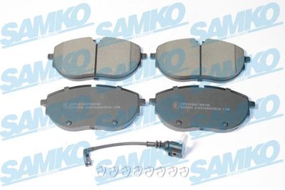 Комплект тормозных колодок, дисковый тормоз SAMKO 5SP2253A