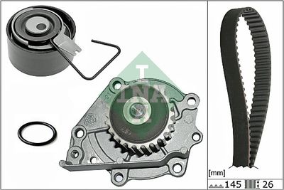 Ūdenssūknis + Zobsiksnas komplekts Schaeffler INA 530 0376 30