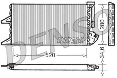Конденсатор, кондиционер DENSO DCN09092