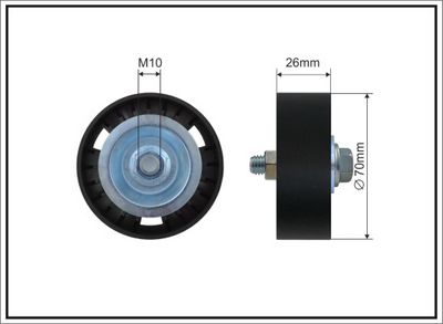 Spriegotājrullītis, Ķīļrievu siksna CAFFARO 500131 SC
