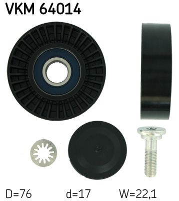 Parazīt-/Vadrullītis, Ķīļrievu siksna SKF VKM 64014