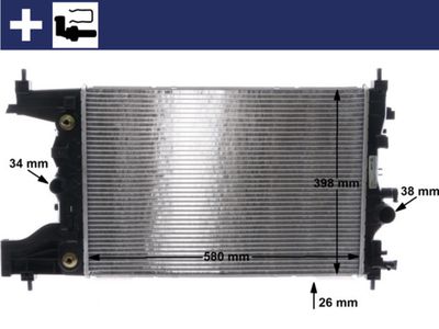Radiators, Motora dzesēšanas sistēma MAHLE CR 2123 000S
