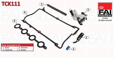 Комплект цели привода распредвала FAI AUTOPARTS TCK111