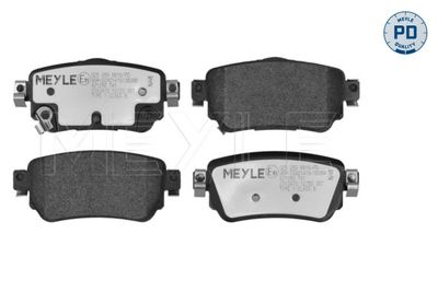 Bremžu uzliku kompl., Disku bremzes MEYLE 025 259 6515/PD