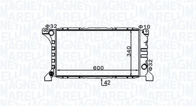 Radiators, Motora dzesēšanas sistēma MAGNETI MARELLI 350213154200