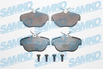 Комплект тормозных колодок, дисковый тормоз SAMKO 5SP1603