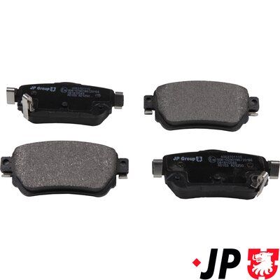 Комплект тормозных колодок, дисковый тормоз JP GROUP 4063701110