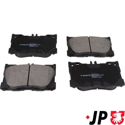 Bremžu uzliku kompl., Disku bremzes JP GROUP 1363617510