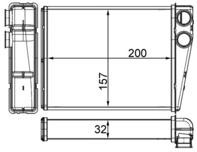 Siltummainis, Salona apsilde MAHLE AH 263 000S