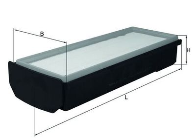 Воздушный фильтр MAHLE LX 2796/1