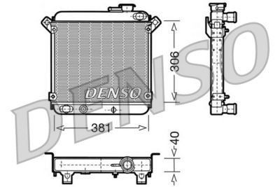 Radiators, Motora dzesēšanas sistēma DENSO DRM09004