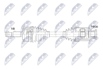 Приводной вал NTY NPW-MS-131