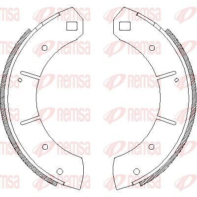 Тормозные колодки REMSA 4259.00