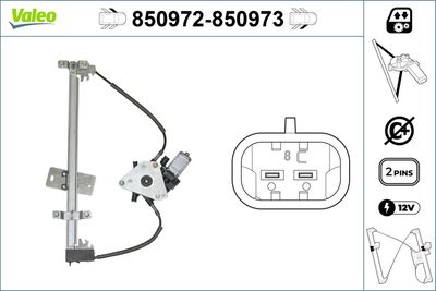 Стеклоподъемник VALEO 850972