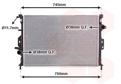 VAN WEZEL 18002424 Radiators, Motora dzesēšanas