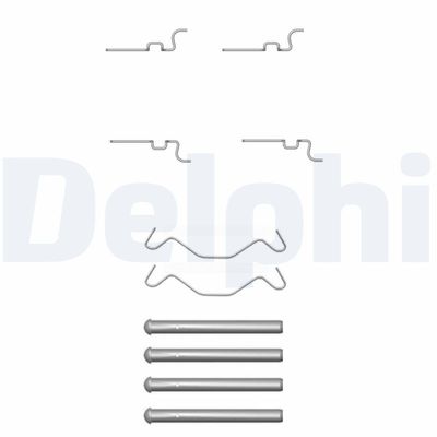 DELPHI LX0435 Piederumu komplekts, Disku bremžu