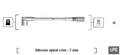 Комплект проводов зажигания MAGNETI MARELLI 941095130583