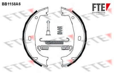 Bremžu loku kompl., Stāvbremze FTE 9100030