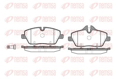 Bremžu uzliku kompl., Disku bremzes REMSA 1131.00