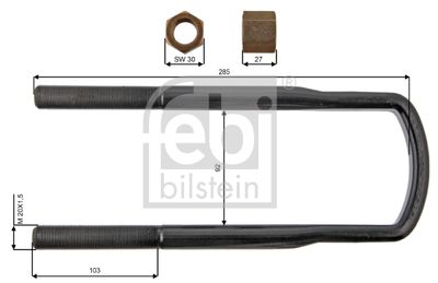 Lāgas savilcējskava FEBI BILSTEIN 39172