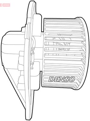 Вентилятор салона DENSO DEA02001