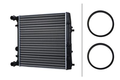 Радиатор, охлаждение двигателя HELLA 8MK 366 302-651