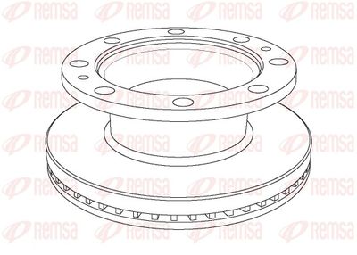 Тормозной диск REMSA NCA1103.20