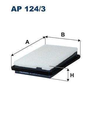 Gaisa filtrs FILTRON AP 124/3